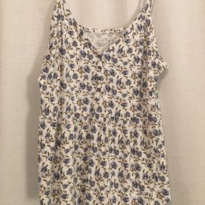 American Eagle peplum tank top size XL